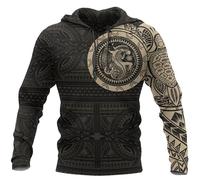 HuazomeeHZM Viking Tattoo 3D Imprimé Sweat à Capuche Femmes Hommes Myth Viking Pullover Sweat à Capuche avec Poche