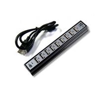 LogiLink USB 2.0 Hub 10-Port - Concentrateur (hub) - 10 x USB 2.0 - de bureau