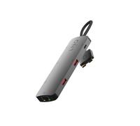 Hub 2 USB-C Multiports 7-en-2 PD 100W Ethernet Modèle D2 Pro MST Gris