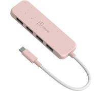 Hub 4-en-1 USB-C vers 4 Ports Type-A (Eco-Friendly)/4 USB-A avec 10Gbps SuperSpeed/USB-C Dongle Compatible avec MacBook Pro/MacBook Air/iPad/Mac Mini et d'autres appareils Type C(JCH341ER)