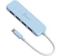 Hub 4-en-1 USB-C vers 4 Ports Type-A (Eco-Friendly)/4 USB-A avec 10Gbps SuperSpeed/USB-C Dongle Compatible avec MacBook Pro/MacBook Air/iPad/Mac Mini et d'autres appareils Type C(JCH341ER)