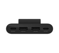 Hub 4 ports (2 USB-C et 2 USB-A) avec câble de 2 m - noir