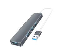 Hub 4 ports USB 2.0 Type-C Station d'accueil 4 en 1 Hub USB Splitter High Speed Expander 5Gbps Drive
