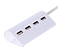 HUB 4 Ports USB, Adaptateur Multiport, Multiconnecteur, Argent