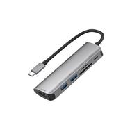 Hub 6en1 HDMI4K SD Micro-SD USB3.0 USB-C vers USB Type-C