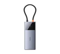 Hub 6in1 Baseus Metal Gleam 2 Series, Usb-c To 2xusb 3.0 Usb-c Hdmi U