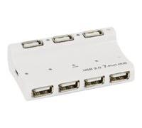 Hub 7 ports usb 2.0 desktop auto-alimente