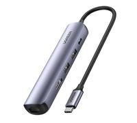 Hub/Adaptateur - UGREEN - Revodok CM418 - USB-C vers 2x USB 3.0 - HDMI 4K 30 Hz - RJ45 1 Gbit/s