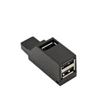 Hub adaptateur USB 3.0 1 à 3 ports pour mini boîte répartiteur, extension haute vitesse pour ordinateur portable, lecteur de carte U
