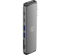 ¿ Hub Adaptateur Usb-C 7 En 2 100W ¿ Hdmi, 2 Ports Usb-C, 2 Ports Usb 3.0, Lecteur De Carte Sd Et Micro Sd ¿ Transfert De Données Super Rapide Et Hdmi 4K ¿ Compatibilité Macos[Z628]
