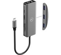Hub Adaptateur Usb-C 8 En 1 100W Hdmi, Usb-C, 3 Ports Usb 3.0, Ethernet, Lecteur De Carte Sd Et Micro Sd Débit Internet Rapide 10/100/1000 Mb/S Et Hdmi 4K[Z3952]
