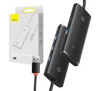 Hub Adapter 4-port Usb-c Baseus Os-lite 25cm (black)