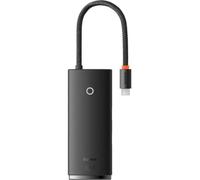 HUB Baseus Lite Series 5-Port USB-C to HDMI+USB3.0x3+PD (Black)