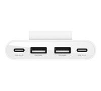 Hub 4 ports (2 USB-C et 2 USB-A) avec câble de 2 m - blanc