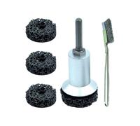 Hub Cleaning Tool Kit - Resurfacing Performance Device, Quick Remove Dust Oil Dirt, Drill Compatible Tool with Studs and Rotors, Car Truck Repair Steering Rims Restoration, Automotive and Workshop Use