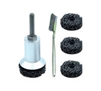 Hub Cleaning Tool, Resurfacing Kit Quick Remove, Power Drill Attachment for Lug Studs Rotors, Removes Dust Oil Dirt for Truck Car Repair Steering Restoration Rims Use