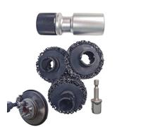 Hub Cleaning Tool, Wheel Rust Remover, 3cm/1.18 inch 5cm/1.97 inches Axle Head Detailer, Anti-Rust Prep, Ergonomic Handle Design Garage Car Truck Outdoor Maintenance Aluminum Alloy