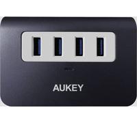 Hub combiné USB 3.0 + USB 2.0 Aukey CB-H5 4 ports gris-blanc