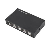 Hub de Boîte de Commutation Manuelle de Partage USB 2.0 à 4 Ports, USB 2.0 vers USB B Hub de Commutation de Partage à 4 Ports 4 PC pour Partager Un Seul Périphérique USB, pour