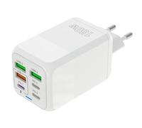 Hub de charge multi-ports 150 W - Station rapide en matériau ABS, 3 USB + 3 PD, bloc d'énergie intelligent, design compact | Utilisation quotidienne, voyage, bureau, maison, tablette portable