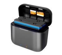 Hub de Chargeur de Batterie Rapide pour Insta360 X3, Station de Stockage de de Batterie Portable Rapide à Double Canal, Hub de Chargeur X3 Uniquement, avec Câble de