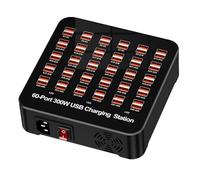 Hub de chargeur multiport, multiport USB haute puissance multiport 30/40/60/60 œuvres 300 W intelligent, charge 5 V 2,4 A, prise intelligente pour la maison, le bureau, la voiture