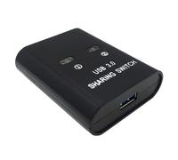 Hub de commutation manuel USB 3.0 - Dispositif de partage d'imprimante 2 en 1 - Sélecteurs USB - Adaptateur KVM - Transfert rapide
