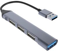 Hub de données USB 3.0 / USB 2.0 Ultra-Mince à 4 Ports Compatible avec Macbook Mac Pro/Mini iMac Surface Pro XPS Notebook PC USB Flash Drives Mobile HDD