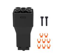 Hub de gestion de filament à 8 ports - Construction ABS robuste pour extrudeuse d'impression S1C - Installation facile - Gestion des filaments multi-bobines