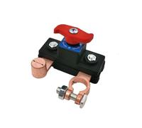 Hub de liaison de batterie de voiture avec interrupteur Master Cut Off - Isolateur de déconnexion robuste pour systèmes 12 V/24 V - Coupe-circuit universel et coupure d'alimentation (style alliage)