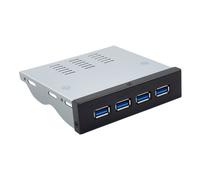 Hub De Panneau Avant Pour Pc De Bureau, 3.25 Entrées, 4 Ports Type-A Usb3.1, 10gbps, Avec Cordon D'Alimentation Sata 15 Broches À 4 Broches, Vl820
