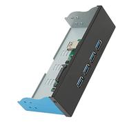 Hub de Panneau Avant USB 3.1, 4 Ports, Alliage d'aluminium, 5.25 Pouces, 10Gbps, 5.25 Pouces, Plug and Play pour Téléphones Mobiles