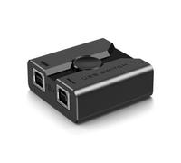 Hub de partage d ' imprimante avec contrôle manuel des boutons, sélecteur USB pour deux ordinateurs, flux de travail Plug and Play, accès clavier et à la souris du scanner, petit espace de travail