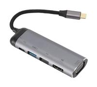 Hub de Port USB 6 en 1, Transmission Rapide Multiport 4K HD USB C vers VGA Ada, Prise en Charge de Plusieurs Ports USB, Résolution 4K à 60 Hz, Port Multi-USB pour Téléphones