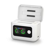 Hub de Recharge Intelligent 5-en-1 avec écran LCD Batterie pour Insta360 X6, boîtier de Recharge Rapide 27 W, Double Chargeur de Batterie, Chargeur Portable et Station de Rangement