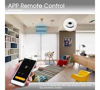 Hub de télécommande WiFi IR avec Wi-Fi 2,4 GHz pour climatiseur et téléviseur utilisant l'application Tuya Smart Life, compatible avec la commande vocale Alexa