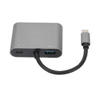Hub de Type C, 4-en-1 Type-C vers PD + + VGA + Adaptateur de Concentrateur USB Accessoire électronique pour Ordinateur Argent, Concentrateur de Type C avec Interface USB avec Interface
