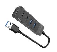 Hub de type C et USB 3.0/2.0 5 Gbit/s | Adaptateur 4 ports pour PC/ordinateur portable/tablette et recharge de concentrateurs USB portables pour plusieurs appareils