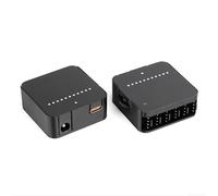 Hub de ventilateur PWM alimenté 12 V CC avec 6 ports et bouton de vitesse réglable pour les besoins de refroidissement personnalisés sur PC de jeu (Tpye-C)