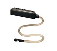 Hub de Ventilateurs de Refroidissement RGB 5 Voies pour Boîtier PC | Gestion Câbles, Fixation Magnétique et Bande Auto-agrippante, Cuivre Nylon Noir, pour Setup Gaming et Modding