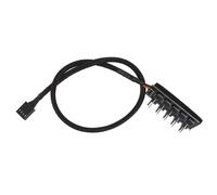 Hub de ventilateurs PWM pour refroidisseur d'ordinateur de bureau, adaptateur répartiteur de ventilateurs, utilisation flexible Plug-N-Play, prend
