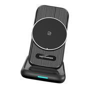 Hub d'énergie amovible pour téléphone portable 4 en 1 Base pliable sécurisée adaptée aux smartphones, montres intelligentes, écouteurs, support de téléphone pliable avec chargement