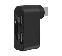 Hub d'extension USB, concentrateur USB rotatif | Répartiteur multiport USB 4 ports | Hub USB multifonction rotatif rapide 480 Mbps pour ordinateurs portables, tablettes, ordinateurs portables et