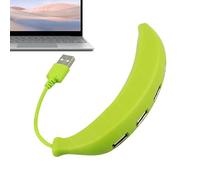 Hub d'extension USB - Séparateur de hub USB 2.0 à 4 Ports, de données Plus Rapide | Type Adaptateur répartiteur USB en Forme de Banane de C pour Ordinateur Portable