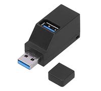 Hub d'interface USB3.0, Compact Usb2.0 Usb3.0 Mini haute vitesse avec concentrateur USB de lanière, voyage pour ordinateur portable d'affaires