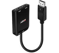 Lindy - Répartiteur vidéo/audio - Concentrateur MST, DisplayPort - 2 x HDMI - de bureau Noir G
