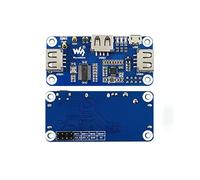 Hub Ethernet PoE / USB pour Raspberry Pi Zero/Zero W/Zero WH, 3 ports USB 2.0, port RJ45 de 10 m/100 m, conforme à la norme 802.3af