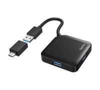 HUB Hama 00200116 USB 3.2 GEN1 Noir