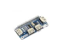 HUB HUB USB 4 Ports Compatible avec Raspberry Pi USB vers UART Intégré pour la communication Serial Simple Zero / Zero 2W / Zero W/Zero WH
