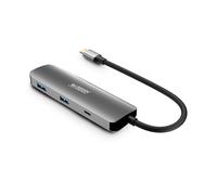 Hub Hubee USB C to USB C 100W + 2 USB A + HDMI 4K